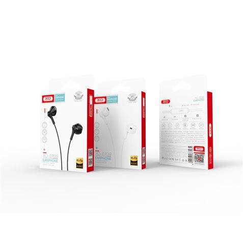 AURICULAR + MICROFONO EP39 MUSIC NEGRO - XOEP39BK-2