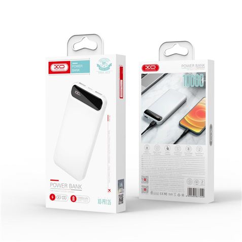 POWERBANK PR135 10000MAH | LCD | 2A | NEGRA XO - XOPR135BK-1