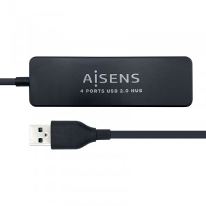 HUB USB 2.0 4 PUERTOS AISENS A104-0402