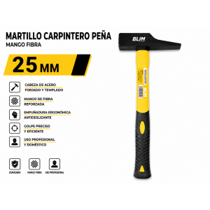 MARTILLO CARPINTERO PEÑA 25MM MANGO FIBRA BLIM
