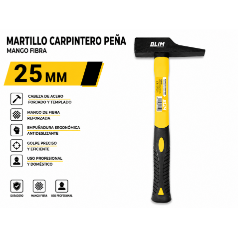MARTILLO CARPINTERO PEÑA 25MM MANGO...