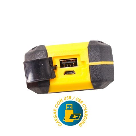 LINTERNA LED CON GANCHO E IMAN COB 8W 500LUMENS EDM - 36392_3