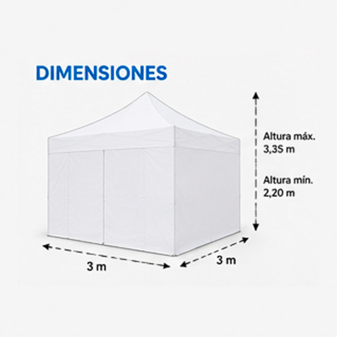 CARPA PROFESIONAL HEX.50 CON PAREDES...