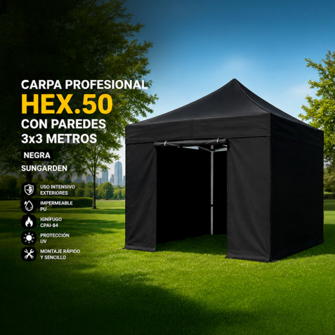 CARPA PROFESIONAL HEX.50 CON PAREDES...