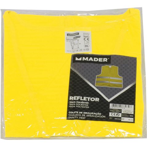 CHALECO REFLECTANTE COLOR AMARILLO MADER - 78031M-2