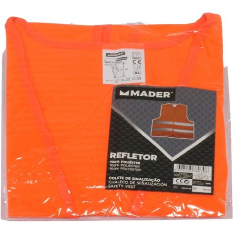 CHALECO REFLECTANTE COLOR NARANJA MADER - 78030M-2