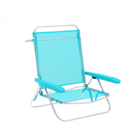 SILLA PLEGABLE 5 POSICIONES ALUMINIO...