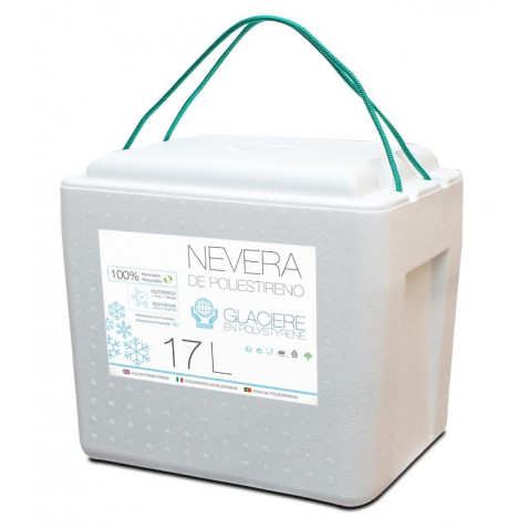 NEVERA DE POLIESTIRENO 17 LITROS CON...