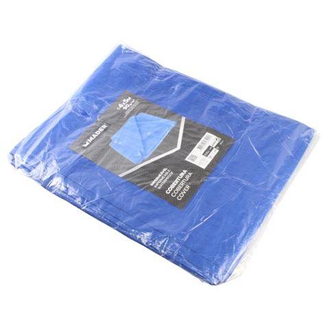 TOLDO 4X5 MTS AZUL OJETES DE METAL DENSIDAD 90GRS/M2 MADER - 16402