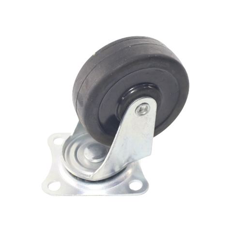 RUEDA GOMA GIRATORIA 75MM, 50KG SAURIUM - 48779-3