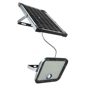 FOCO LED SOLAR 30W 4800LM CON SENSOR...