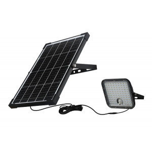 FOCO LED SOLAR 30W 4800LM CON SENSOR...