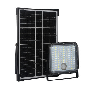 FOCO LED SOLAR 30W 4800LM CON SENSOR...