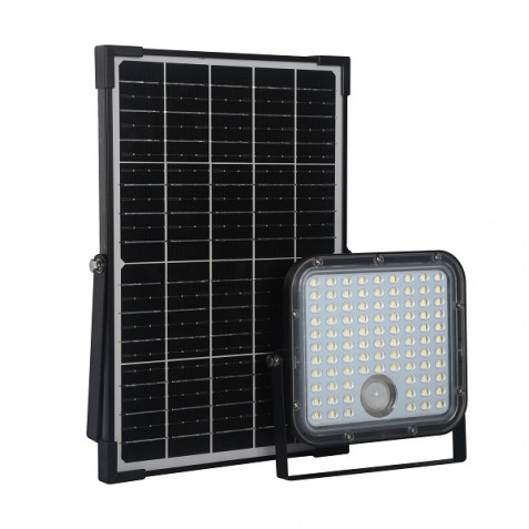 FOCO LED SOLAR 30W 4800LM CON SENSOR...