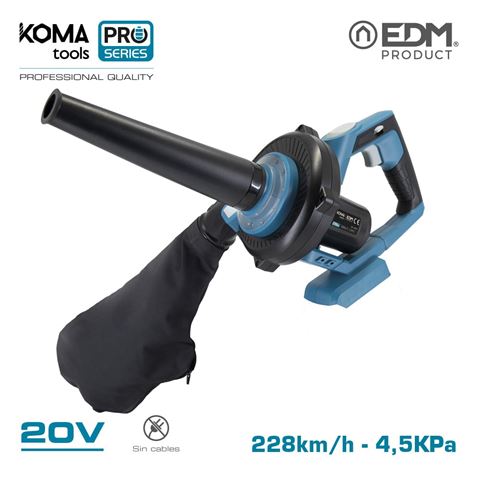 ASPIRADOR SOPLADOR 20V (SIN BATERIA Y CARGADOR) KOMA PRO TOOLS - 08767-1