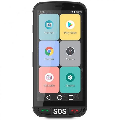 SMARTPHONE SENIOR SPC APOLO 5" | 16GB | SOS | NEGRO |SPC - 2350116N