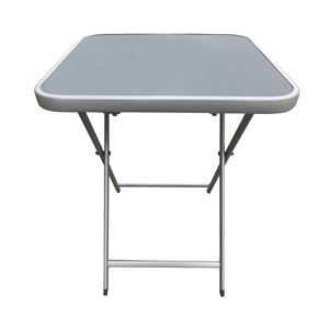 MESA PLEGABLE CUADRADA GRIS OSCURO 60X60CM - 76102-2