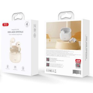 AURICULARES BLUETOOTH TWS X33 BEIGE XO