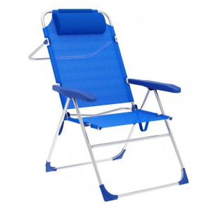 SILLA PLEGABLE 5 POSICIONES ALUMINIO...