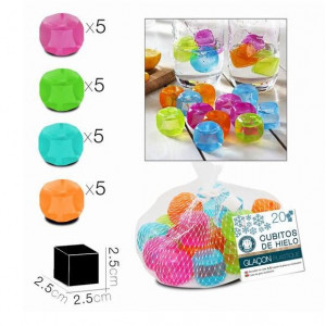 SET 20 CUBITOS DE HIELO REUTILIZABLES...