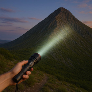 LINTERNA LED ALTA POTENCIA RECARGABLE...