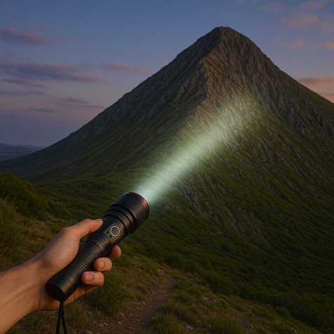 LINTERNA LED ALTA POTENCIA RECARGABLE...