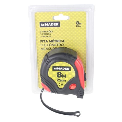 FLEXOMETRO, 8 Mtrs.X 25 mm. MADER - 84602-2