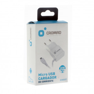 CARGADOR DE CORRIENTE MICRO USB 2.1A...