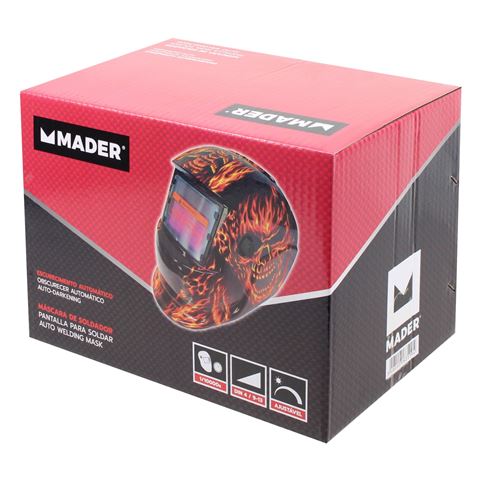 PANTALLA SOLDAR DIBUJO AUTORREGULABLE MADER - 63519-1