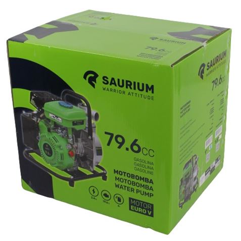MOTOBOMBA GASOLINA 2.4 HP 1" SAURIUM - 48436-3