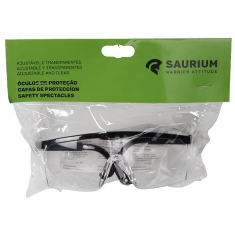 GAFAS DE PROTECCION TRANSPARENTE AJUSTABLES SAURIUM - 47500-2