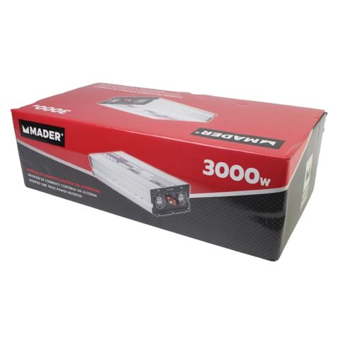 INVERSOR DE CORRIENTE 3000W. 12V. MADER - 63555-3