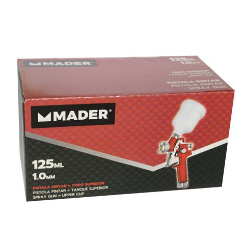 PISTOLA PINTAR VASO SUPERIOR, 1mm. 125mL.MADER - 35060-1