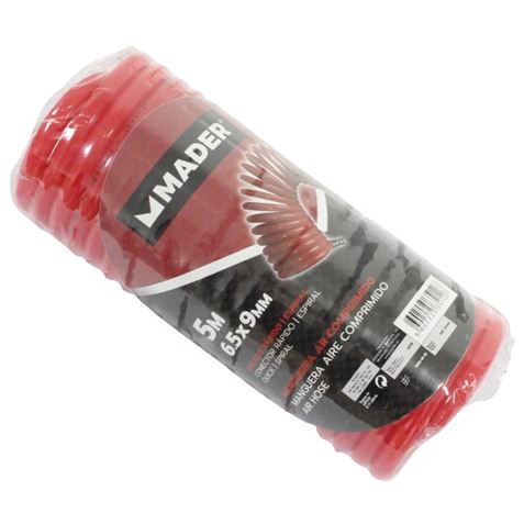 MANGUERA ESPIRAL 5Mtrs. AIRE COMPRIMIDO MADER - 35140