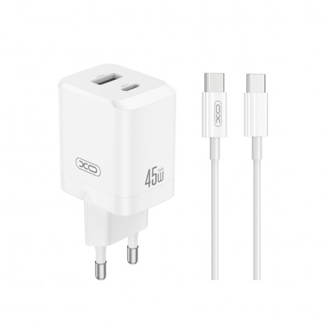 CARGADOR USB+USB-C 45W CON CABLE...