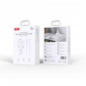 CARGADOR USB+USB-C 45W CON CABLE...