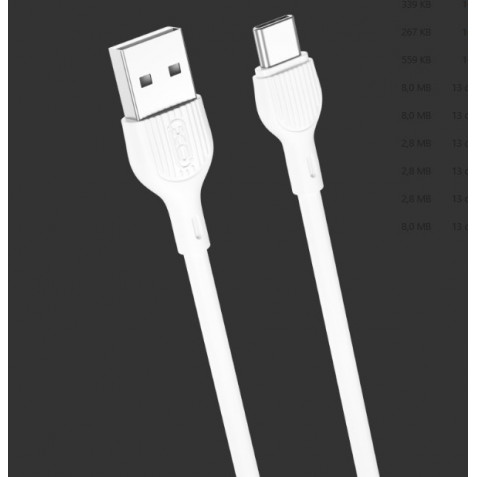 CABLE 2.1A USB A TIPO C 2 METROS...