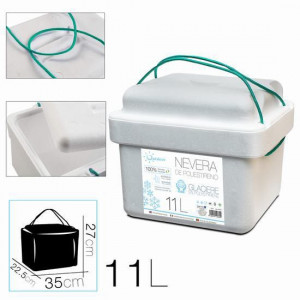 NEVERA DE POLIESTIRENO 11 LITROS CON...