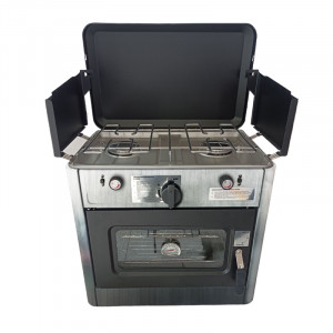 COCINA 2 FUEGOS CON TAPA + HORNO DE...