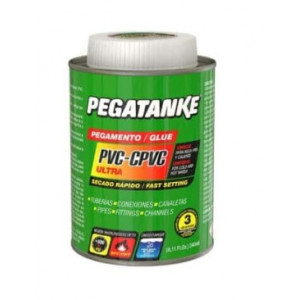 PEGAMENTO PARA PVC-CPVC 475ML PEGATANKE