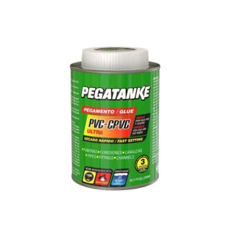PEGAMENTO PARA PVC-CPVC 475ML PEGATANKE