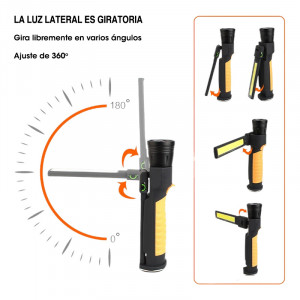 LINTERNA DE TRABAJO + POWERBANK...