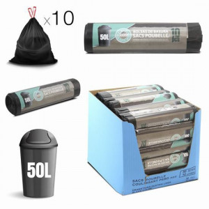 PACK 10 BOLSAS DE BASURA 50 LITROS...