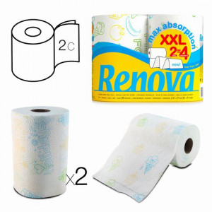 PACK 2 ROLLOS PAPEL DE COCINA...