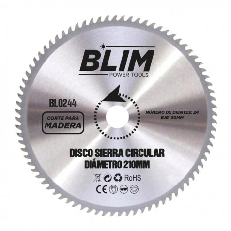 DISCO CORTE MADERA PARA SIERRAS...