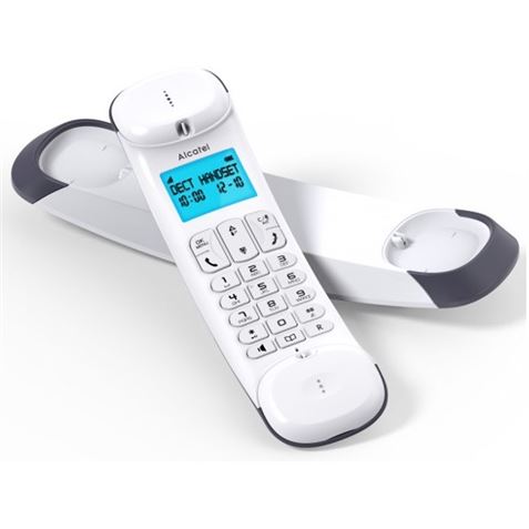 TELEFONO INALAMBRICO DECT GRIS/BLANCO SMILE ALCATEL - ATL1416886-1