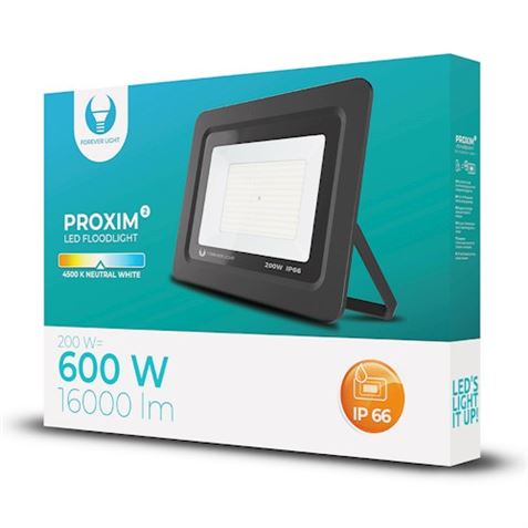 FOCO LED 200W 16000LUMENS IP66 4500K PROXIM - RTV003624-1