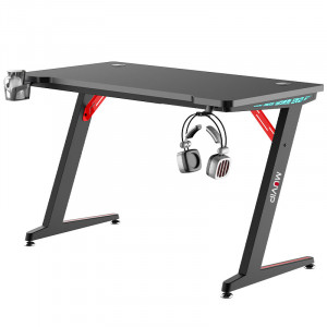 MESA GAMING PRO300 FIBRA CARBONO LUZ...