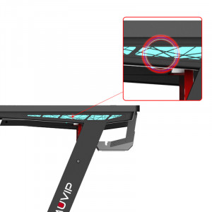 MESA GAMING PRO300 FIBRA CARBONO LUZ...