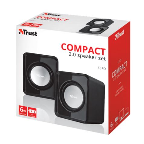 ALTAVOCES 2.0 LETO | CONTROL DE VOLUMEN | USB TRUST - 19830-1